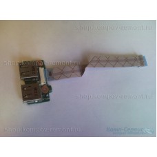 Плата USB для HP Pavilion DV5, DV5-1000 - DA0QT6TB6E0 Rev:E б/у