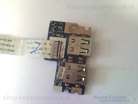 Плата USB для Acer Aspire 5251, 5551, 5741, 5742 Emachines E642, E640 (NEW70 LS-5891P Rev:1.0) б/у