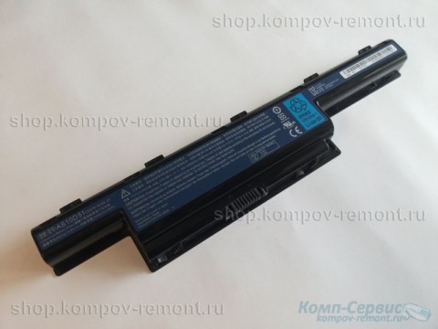 Батарея для ноутбука Acer, Emachines 10.8 V 4400mAh (AS10D51, оригинал)