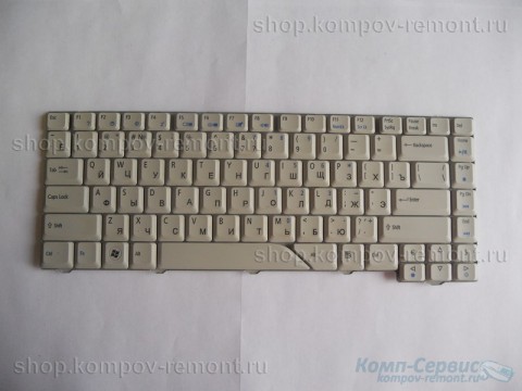 Клавиатура Acer Aspire 5520, 4520, 4720, 5715, 5720, 5920 (белая, русская) б/у