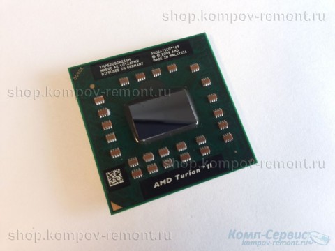 Процессор для ноутбука AMD Turion ll Dual-Core P520 (2300MHz)/Socket S1 (S1g4)/TMP520SGR23GM