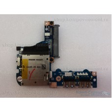 Плата USB/Audio/Card Reader/Sata от Emachines eM250 (LS-5143P)