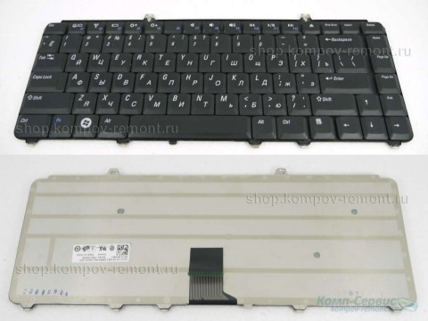 Клавиатура для ноутбука Dell Inspiron 1545, (чёрная, русская) б/у