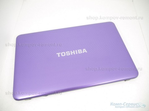 Крышка экрана матрицы от Toshiba Satellite C850 (черно-фиолетовая)