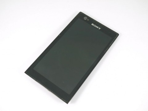 Sony Xperia P LT22i дисплей в сборе с тачскрином, оригинал (черный, с  рамкой)