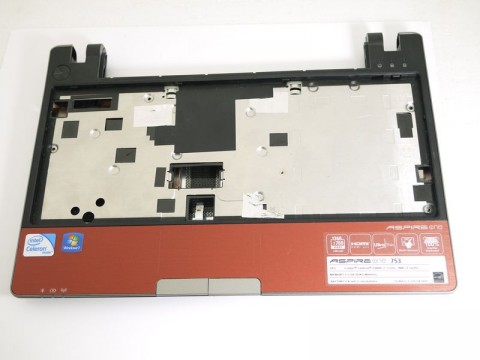 Нижняя часть корпуса от Acer Aspire One 753, красная