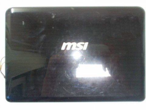 Крышка экрана матрицы без рамки от MSI L1350D (б/у)