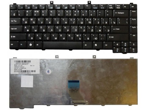 Клавиатура для ноутбука Acer Aspire 3000 series ZL5/AEZLtn7012 (черная) б/у