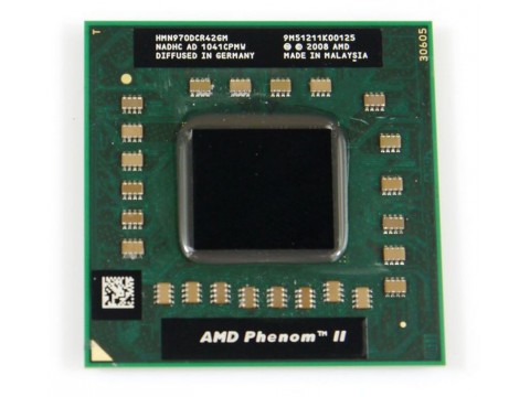 Процессор для ноутбука AMD Phenom II Quad-Core Mobile N970/2200MHz/SocketS1 (S1g4)/HMN970DCR42GM