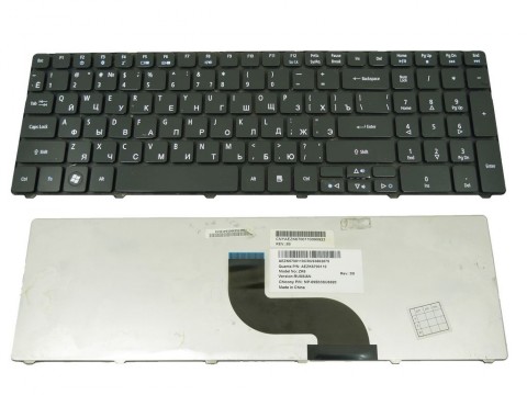 Клавиатура (черная) для Acer Aspire 5739, 5551, 5552, 5741, 5740, б/у