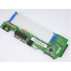 Плата для Asus Eee PC X1015BX - USB/Card Reader/LAN/Audio