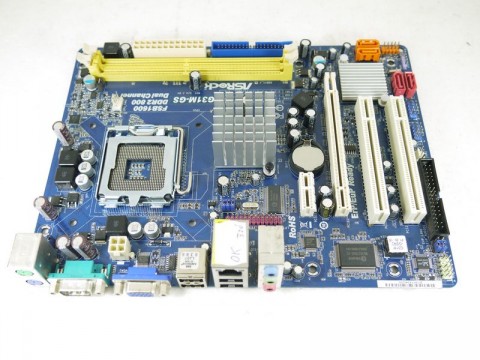 Мат. Плата под Intel LGA 775/ASRock G31m-gs/PCI-E/LAN/4*SATA/2*DDR2/mATX