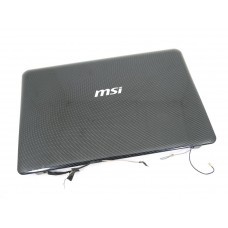 Крышка экрана матрицы MSI U250, черная