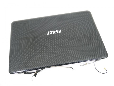 Крышка экрана матрицы MSI U250, черная