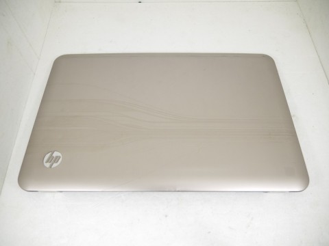 Крышка экрана матрицы от HP dv6-3000, серебристая (металл)