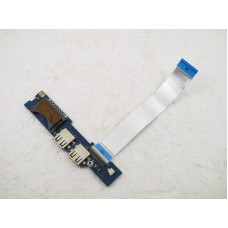 Плата USBx2/Card-reader/Кнопка включения для ноутбука Samsung NP535U3C, NP530U3C (BA92-10598A)