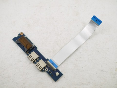 Плата USBx2/Card-reader/Кнопка включения для ноутбука Samsung NP535U3C, NP530U3C (BA92-10598A)