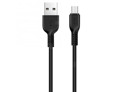 USB дата-кабель MicroUSB HOCO X20 Flash Micro Charging 2м, черный