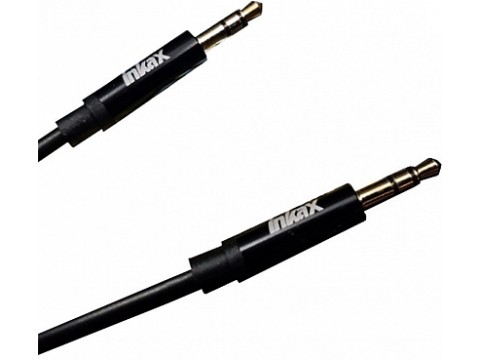 Аудиокабель Inkax Mini Jack 3.5мм - 3,5мм, черный