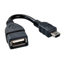 Кабель mini USB OTG, черный