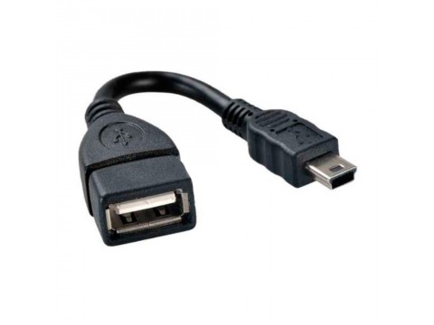 Кабель mini USB OTG, черный