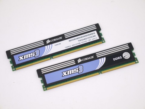 Оперативная память Corsair XMS3, DDR3, 4096 Mb (2x2048 Mb), б/у