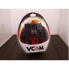 Кабель VCOM VGA-VGA, 1,8 метра, черный