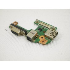 Плата VGA/USB + разъем питания для ноутбука Dell Inspiron N5110 (48.4IF05.011), б/у