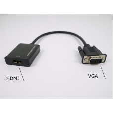 Переходник-конвертер (кабель) VGA - HDMI