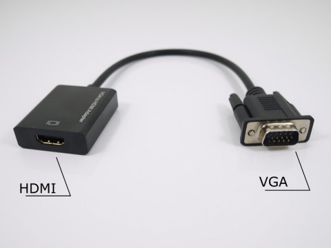 Переходник-конвертер (кабель) VGA - HDMI