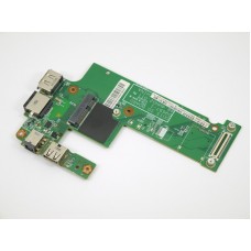 Плата USB/POWER/LAN для Dell Inspiron N5010 (DG15 IO BOARD 09697-1 48.4HH02.011), б/у