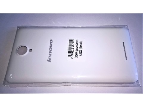 ЗАДНЯЯ КРЫШКА LENOVO A5000 (БЕЛАЯ)